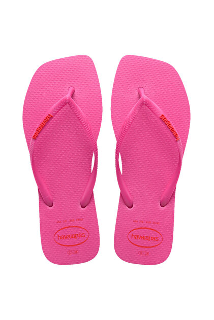 Square Logo Pop up Pink Women's Slippers