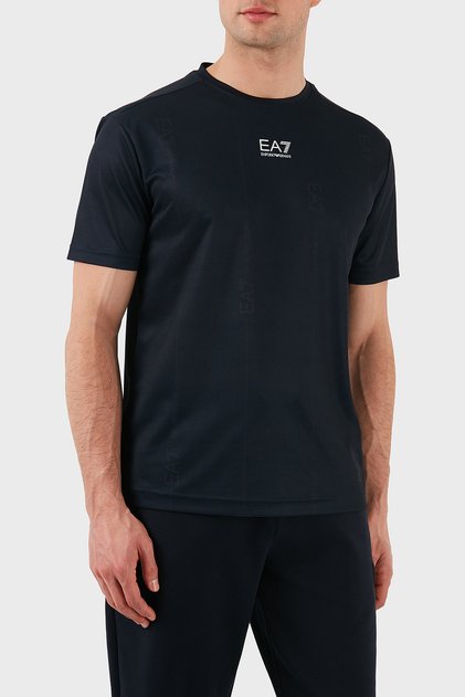 Logo Baskılı Regular Fit Bisiklet Yaka T Shirt Erkek T SHİRT 7M000044 AF13754 UB102
