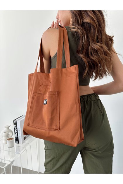 Women's Trend Model Cloth Hand and Shoulder Bag