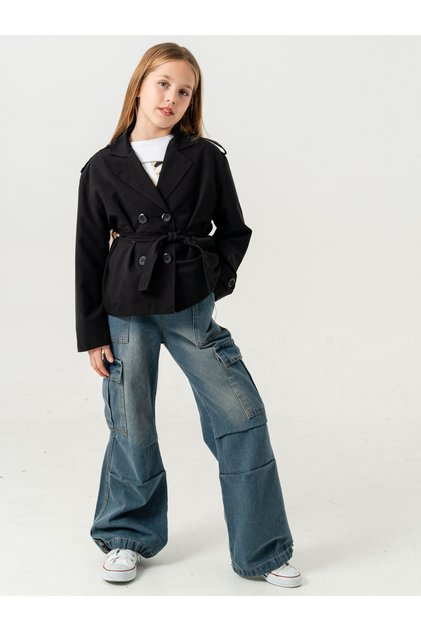 Girl's Short Trench Coat 1545