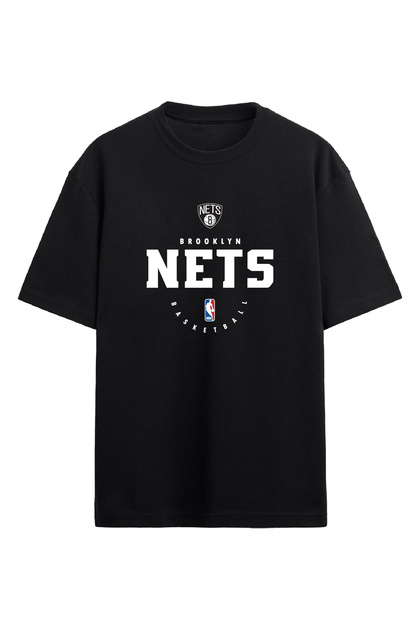 Brooklyn Basketball Black Oversize T-Shirt