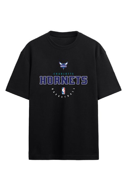 Charlotte Basketball Black Oversize T-Shirt