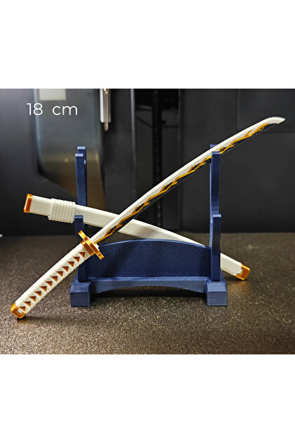 MONACONCEPT Demon Slayer Zenitsu Mini Katana Ve Stand Seti