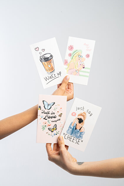 Fly Notes 4'lü Çizgisiz Defter Seti 10 X 15 cm 64 Sayfa Okul