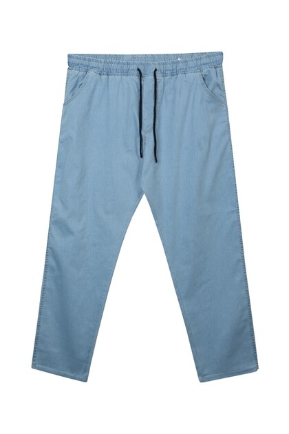 Plus Size Lace-Up Jeans