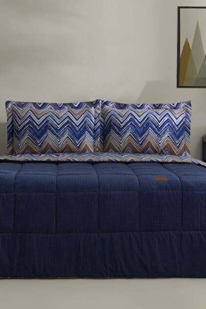 Karaca Home Vega Çift Kişilik Comfort Set Lacivert - Fiyatı, Yorumları