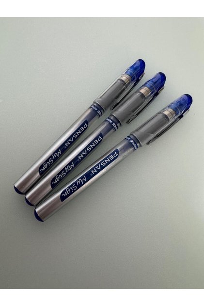 Roller Kalem My-Sign Jel Bilye Uçlu İmza Kalemi 1.0 MM Mavi (3 ADET)