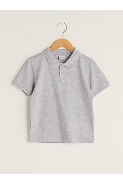 Children's Polo Neck Basic Short Sleeve Boys' T-Shirt (W1)