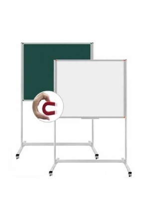 もっちページ Panda 80x120 Cm Mıknatıslı Yüzey Yazı Tahtası Teleskopik Ayaklı