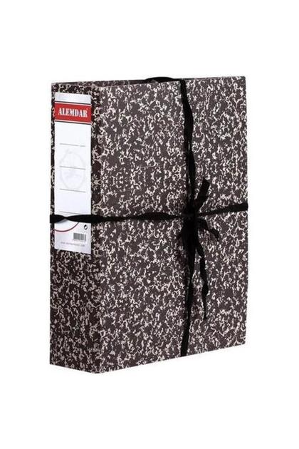 Large Cardboard Folder A4 Black with String 25 Pieces (Mechanism Is Not Included!)