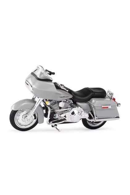 Harley Davidson 2002 Road Glide Diecast Gray 1:18 Model Motorcycle 31360