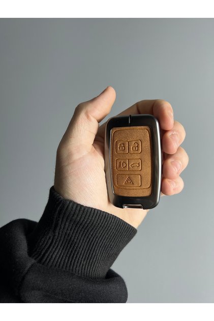 Range Rover Smart 2012+ Compatible Metal Case 5 Buttons Brown