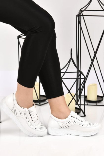 02141 Ortho Pedik Women's Daily Leather Shoes