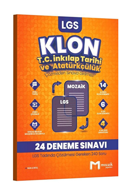 Mozaik Yayınları Mozaik 8. Sınıf Matematik Türkçe Fen Bilimleri