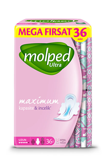 Mega Anatomical Pad Long 36-Pack