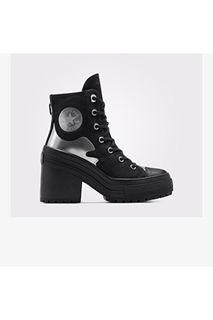 CONVERSE Chuck 70 De Luxe Heel 黒 Converse Chuck 70 De Luxe Heel Chrome Unisex Siyah Platform
