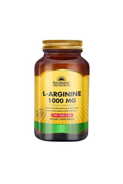 Nutrition L-Arginine 1000Mg - Promotes Stamina & Performance, 100 Tablets