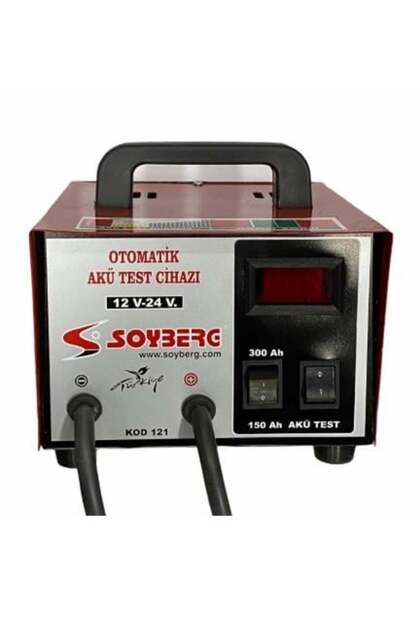 4V-36V AKÜ TEST CİHAZI (2 KADEMELİ) (150 A/300 A) (OTOMATİK)