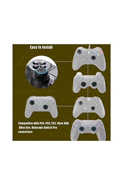 Doreka Ps3 Ps4 Ps5 Xbox 360 Xbox S-Xbox X Uyumlu Analog Koruyucu 4