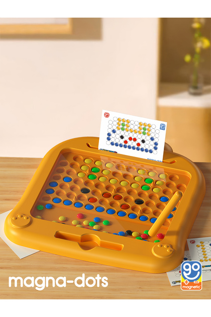 Man  Mania Hello Hello D.D 〜 Go Toys Magnetic Dots- Steam Manyetik Kodlama Tableti Turuncu