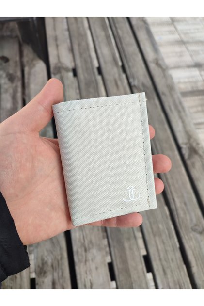 Unisex Wallet with Velcro Zipper and Keychain Coin Compartment / Velcro Wallet