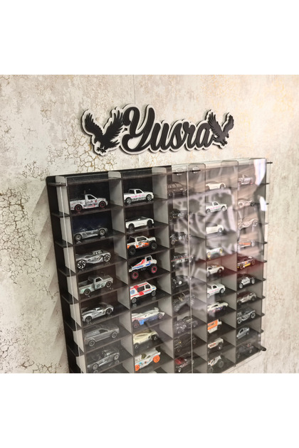GOOD SIGN Pleksi Kapaklı 1/64 Ölçek 50Araçlık Hotwheels Matchbox
