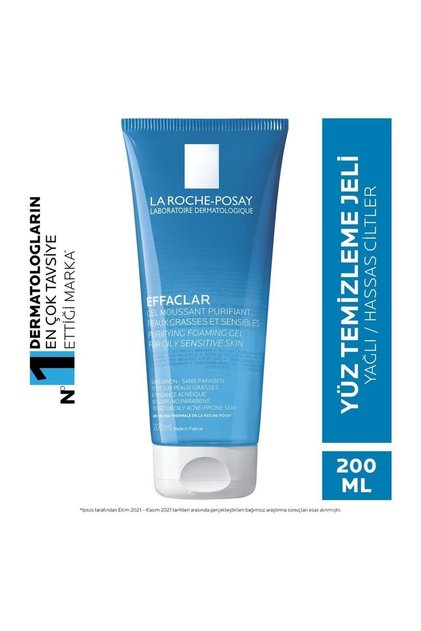 La Roche-Posay Effaclar Facial Cleansing Gel for Oily/Acne-Prone Skin Anti-Blackheads