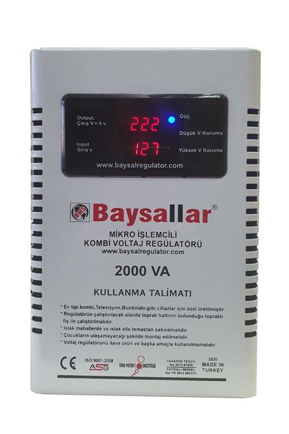 2000 Va Mikroişlemcili Kombi Regülatörü