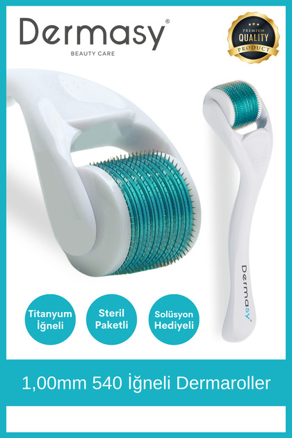 Dermasy 0,50mm 540 Iğneli Saç Ve Cilt Bakım Dermaroller - Orijinal
