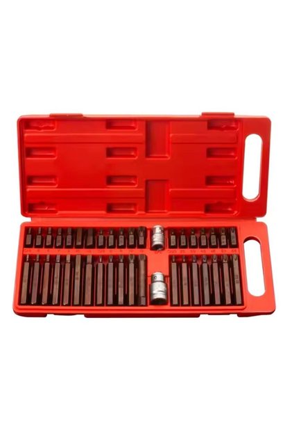 40 Parça Bits Uç Seti Torx Allen ve Spline (s2 Çelik Malzeme)