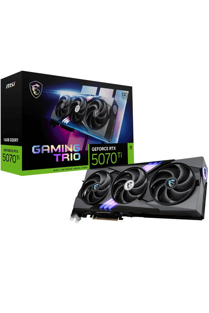 MSI VGA GEFORCE RTX 5070 TI 16G GAMING TRIO OC PLUS - Fiyatı