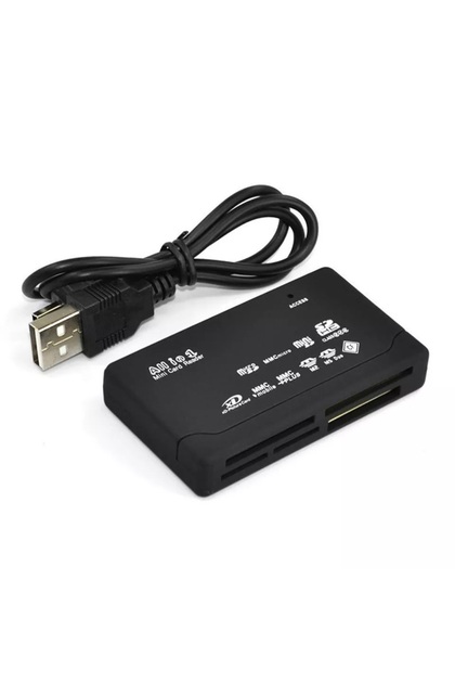 قارئ بطاقات PM-9066 TF-SD-MMC-Mini-Micro SD متعدد الوظائف USB 2.0