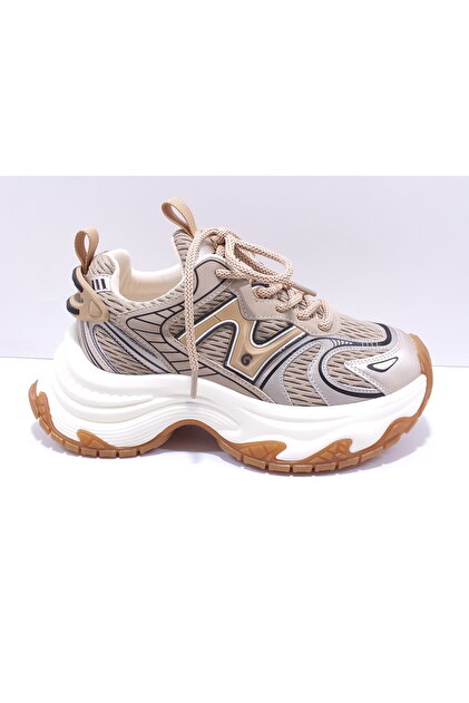 25Y324 Thick Sole Mesh Sports Shoes