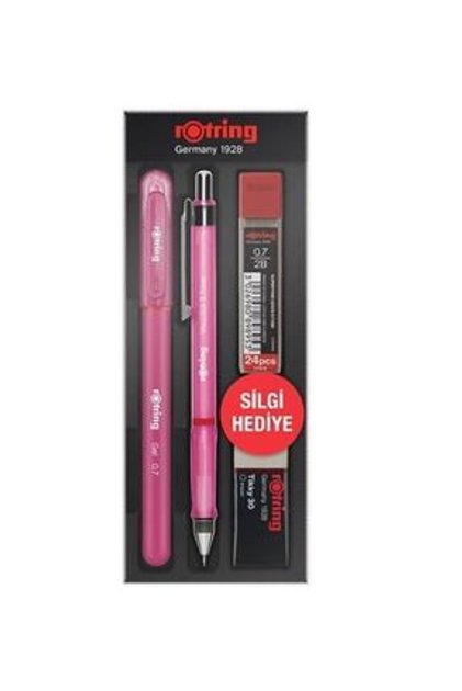 Rotring Visuclick Schulset – Mechanischer Bleistift 0,5 Mm & Gelstift Mit Radiergummi, Ideal Für Schüler
