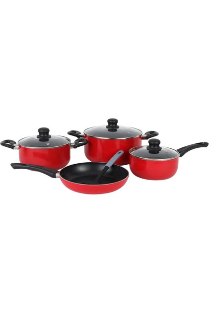 Aluminum Nonstick Cookware Set 8 Pcs, Assorted Color