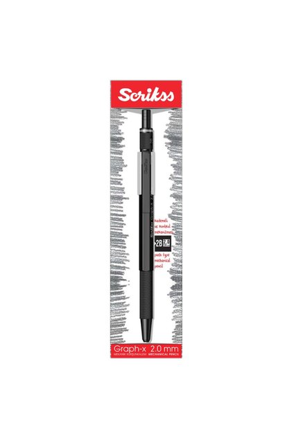 Graph-x Mekanik Kurşun Kalem 2.0 Mm Siyah