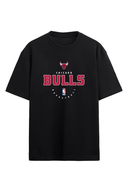Chicago Basketball Black Oversize T-shirt