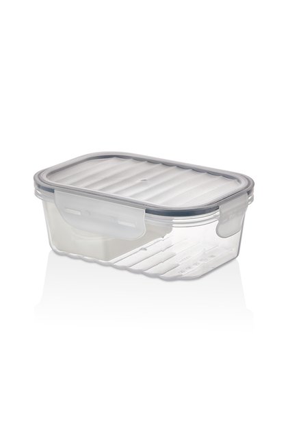 Leak-Proof 2-Compartment 1000 ml Storage Container Meal Portion Compartment Storage Container Qlux