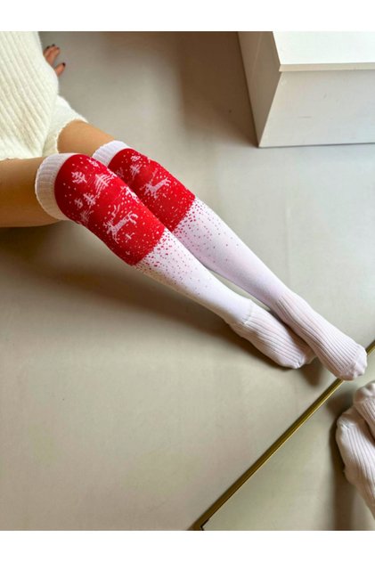 Special Series Women's Extra Long Happy New Years Series Knee High Socks