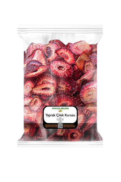 Zencefil Organik Kurutulmuş Çilek 100 Gr. Strawberry Kuru Çilek