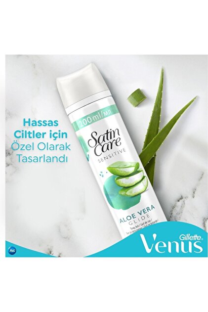 SATİN CARE SENSITIVE ALOE VERA GLİDE TRAŞ JELİ 200ML