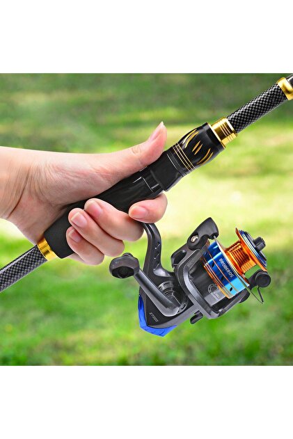 valkyrie 1.8m Çantalı Motorlu Spin Olta Seti Silikon Rapala Misina
