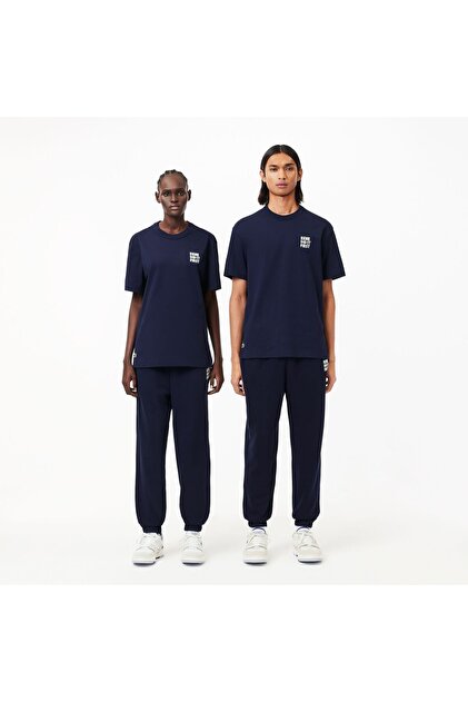 Unisex Relaxed Fit Lacivert Eşofman Altı