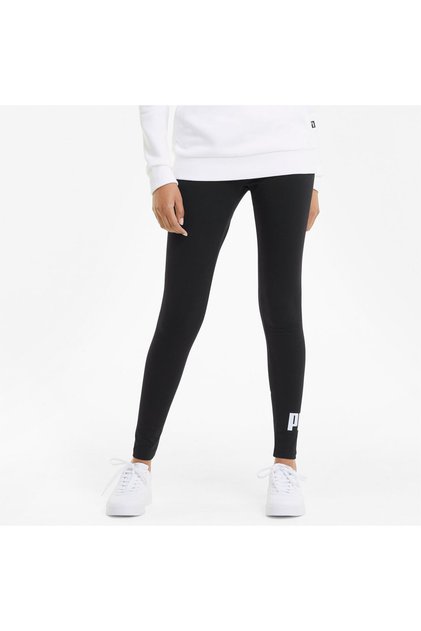 Legginsy damskie Ess Logo 586832-01 Czarne