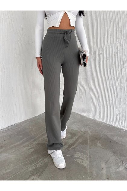 Women's Bol Tape Trousers Summer Wide Leg Sweatpants