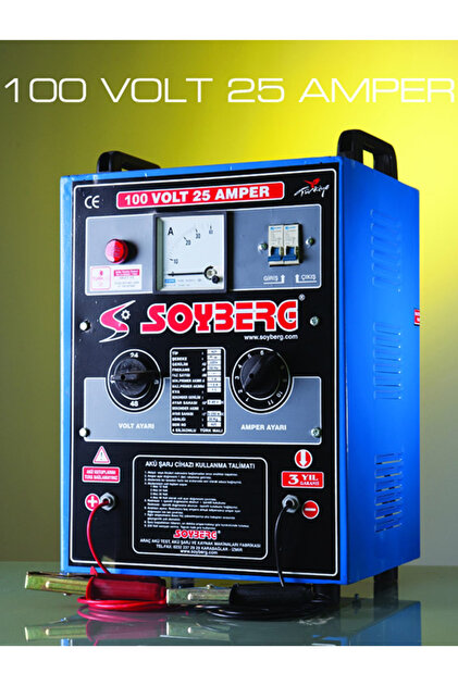 Soyberg Akü Şarj Cihazı 130 Sekiz Akülük Şarj Cihazı 100 V - 30 A
