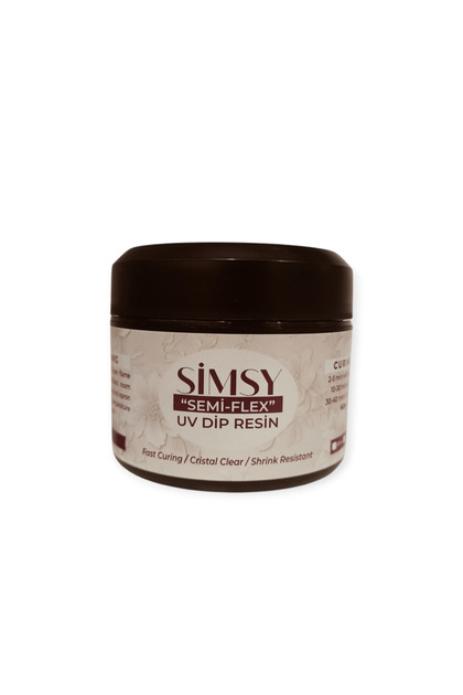 Simsy Uv Dip Epoksi Reçine Şeffaf ( Tel Çiçek Için)100 ml