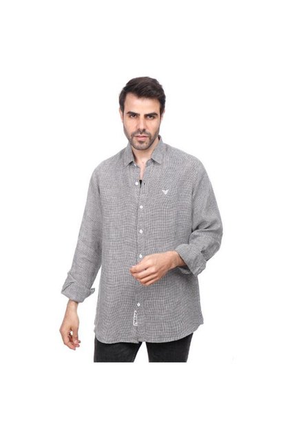 قميص رجالي بأزرار 1200368 مقاس 2xl-أسود