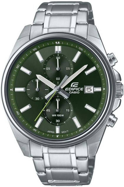 EDIFICE Men's Watch Standard Chronograph Analog - EFV-610D-3CVUDF