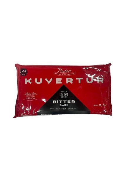 Bitter Kuvertür 2,5 Kg %56 Kakao Pastacı Seri